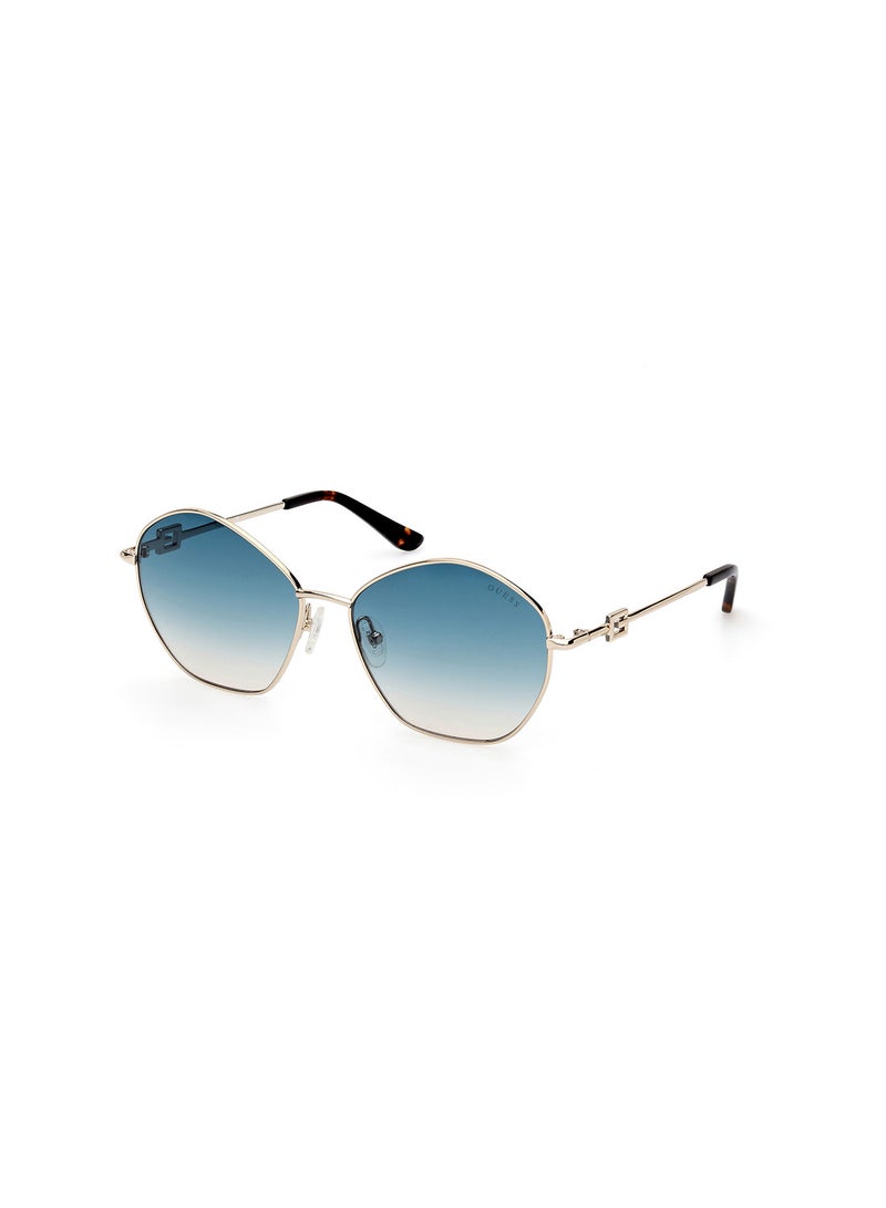 GUESS نظارات شمسية للنساء مع حماية من الأشعة فوق البنفسجية - GU790732P59 - حجم العدسة: 59 مم - Image 1